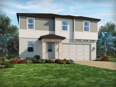 New construction Single-Family house 2268 Hen Rd, Minneola, FL 34715 plan Florentine - image
