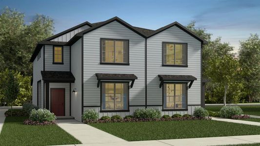 New construction Townhouse house 3421 Lake District Lane, Fort Worth, TX 76135 EDEN- photo 0