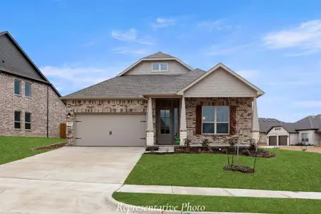 New construction Single-Family house 9505 Armida Pl, Fort Worth, TX 76179 plan Brookstone II - image