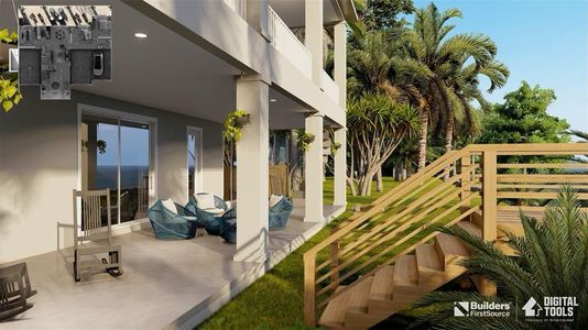 Beach walkover rendering