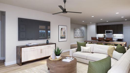 Great Room | Jaya | Sage Collection – Freedom at Anthem in Kyle, TX by Landsea Homes