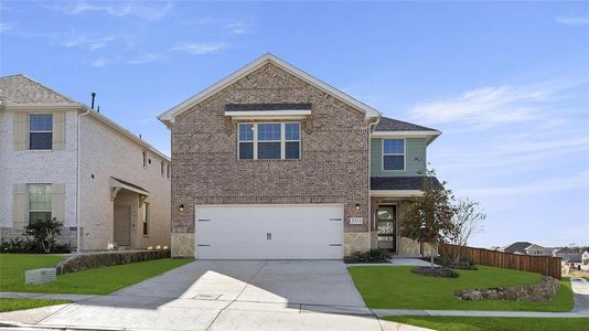 New construction Single-Family house 2511 Flaxfield Lane, Forney, TX 75126 Rayburn II W- photo 0