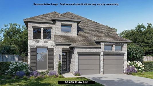 New construction Single-Family house 324 Mittas Grv, Georgetown, TX 78626 Design 2594W- photo 0