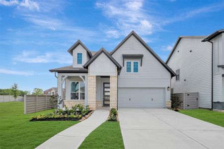 New construction Single-Family house 5430 Orangery Ln, Manvel, TX 77578 plan The Busch - image