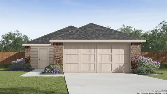 New construction Single-Family house 4210 Paprika Grv, Von Ormy, TX 78073 The Barton- photo 0