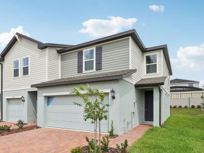 New construction Townhouse house 16290 Bird Of Paradise Ave, Clermont, FL 34714 plan Oakville - image