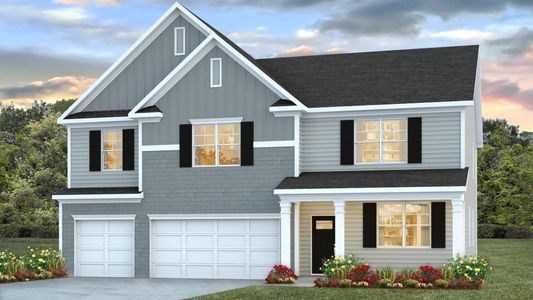 New construction Single-Family house 314 Sweetspire St, Moncks Corner, SC 29461 plan MANSFIELD - image