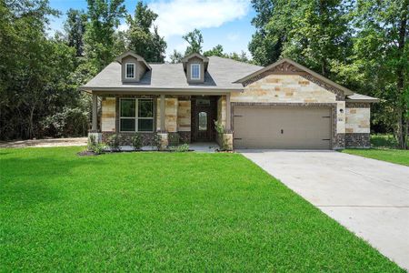 New construction Single-Family house 301 Country Road 3081, Cleveland, TX 77327 Jackson- photo 0