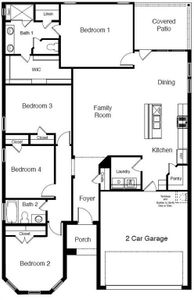 D.R. Horton's Portales floorplan - All Home and community information, including pricing, included features, terms, availability and amenities, are subject to change at any time without notice or obligation. All Drawings, pictures, photographs, video, square footages, floor plans, elevations, features, colors and sizes are approximate for illustration purposes only and will vary from the homes as built.