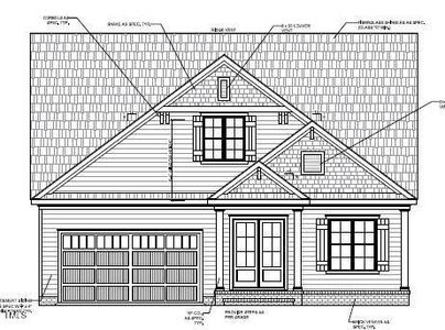 New construction Single-Family house 205 Big Bradley Dr, Wendell, NC 27591 Concord- photo 0