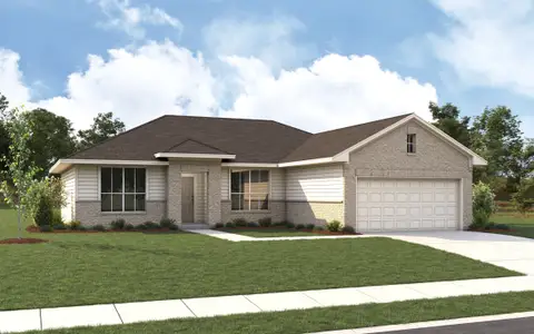 New construction Single-Family house 986 Battle Creek Ln, Chandler, TX 75758 plan The 1462 - image