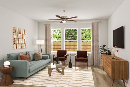 New construction Duplex house 306 Emerie Wy, Georgetown, TX 78626 Tribeca- photo 27 27