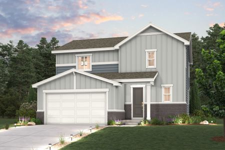 New construction Single-Family house 3411 Indian Grass Ct, Dacono, CO 80514 plan The Mackenzie - image