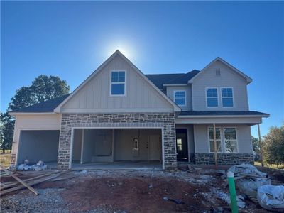 New construction Single-Family house 696 Grand Wehunt Drive, Hoschton, GA 30548 The Ash C at Wehunt Meadows- photo 0