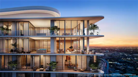 New construction Condo house 175 Ne 10 St, Unit 62R, Miami, FL 33132 - image