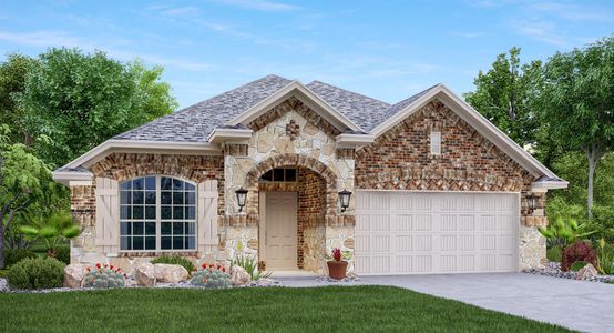 New construction Single-Family house 1605 Dove Ranch Rd, Georgetown, TX 78628 plan Travertine - image