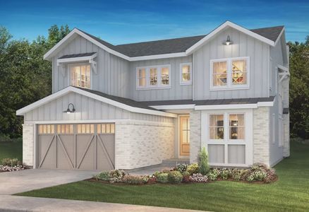 New construction Single-Family house 6503 Bridlespur St, Castle Pines, CO 80108 plan 4073 Merrick Elevation A - Modern Farmhouse - image