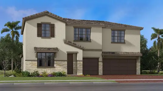 New construction Single-Family house 9317 Pearch Ln, Boynton Beach, FL 33437 plan Holly - image