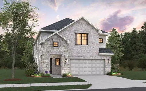 New construction Single-Family house 437 Silent Pond Park, Lavon, TX 75166 Holbrook II- photo 0