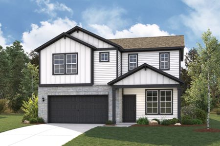 New construction Single-Family house 8502 Light Rail Dr, Fulshear, TX 77441 plan Norman - image