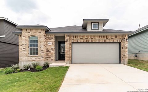 New construction Single-Family house 8951 Hazel Birch, Elmendorf, TX 78112 plan Aquila - image