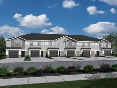 New construction Townhouse house 2753 Walden Town Cir, Plant City, FL 33566 plan Azalea - image