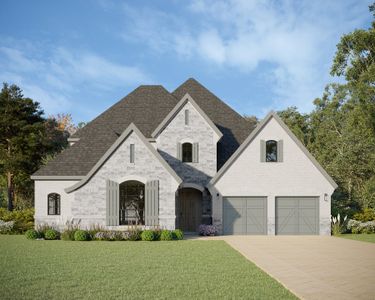 Plan 610 Elevation C with Stone