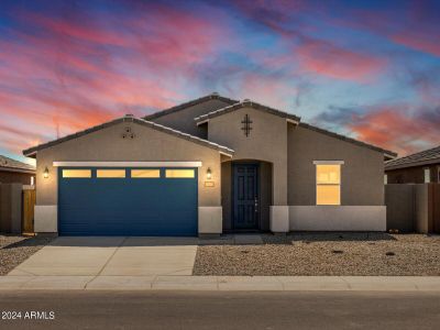 New construction Single-Family house 37279 W Patterson St, Maricopa, AZ 85138 Onyx- photo 1 1