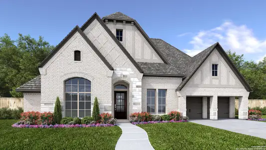 New construction Single-Family house 31175 Osage Run, Bulverde, TX 78163 plan 3525W - image