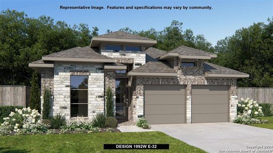 New construction Single-Family house 9923 Monstenco Trl, San Antonio, TX 78254 Design 1992W- photo 0 0