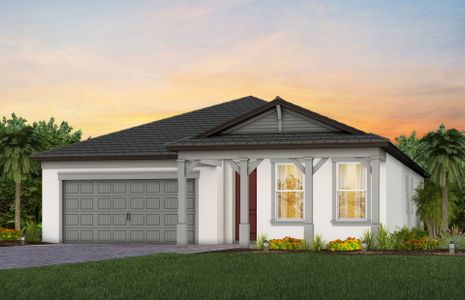 New construction Single-Family house 10317 Cross River Trl, Parrish, FL 34219 Coral- photo 1 1