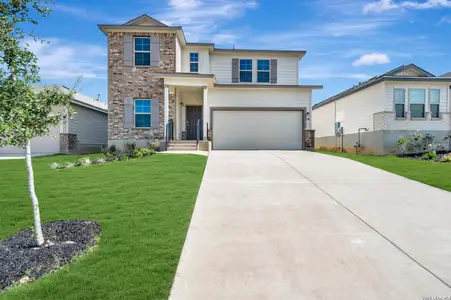 New construction Single-Family house 5011 Agave Blue Ln, San Antonio, TX 78222 plan Harrison - image