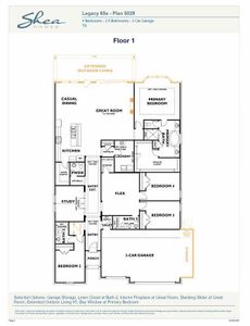 New construction Single-Family house 925 Groundwater Wy, Friendswood, TX 77546 plan 5029 Elevation F - image