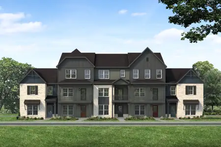 New construction Single-Family house 602 Granbury Pvt Dr, Hendersonville, TN 37075 plan Henley Rowhome - image