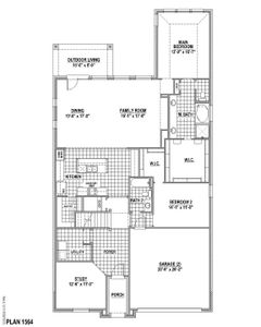 Plan 1564 1st Floor