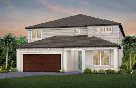 New construction Single-Family house 6595 Blazing Spirit St, Wesley Chapel, FL 33545 plan Yellowstone - image