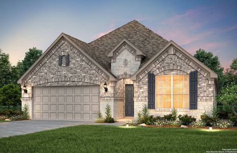 New construction Single-Family house 12235 Black Hat, San Antonio, TX 78254 Sheldon- photo 0