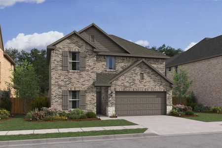 New construction Single-Family house 528 Brookside Dr, Van Alstyne, TX 75495 plan Tigris II - image
