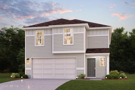 New construction Single-Family house 1367 Fleming St, Fleming Island, FL 32003 plan Berkshire - image