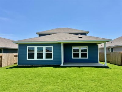 New construction Single-Family house 120 Bonnellis Roost, Cedar Creek, TX 78612 The Winedale (880)- photo 0