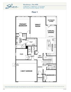 New construction Single-Family house 29780 Brushy Gables Dr, Magnolia, TX 77354 plan 4059 Elevation D - image