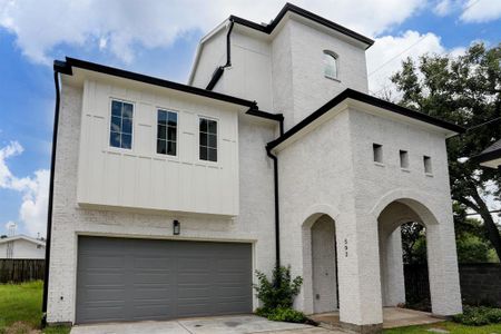 New construction Single-Family house 593 Wycliffe Drive, Houston, TX 77079 - photo 0