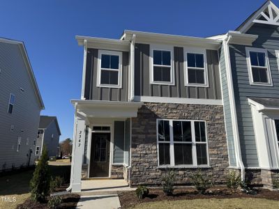 New construction Townhouse house 2347 Whitewing Lane, Wendell, NC 27591 Lennox- photo 0