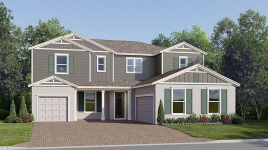 New construction Single-Family house 5639 Quiet Palm Lp, St. Cloud, FL 34771 plan Fairmont II - image