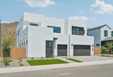 New construction Single-Family house 7258 W White Feather Ln, Peoria, AZ 85383 plan 5016 Phase 2 Elevation F - image