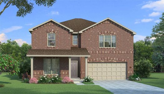 New construction Single-Family house 7537 Wild Mint Trl, Venus, TX 76084 Hawthorn II U- photo 20 20