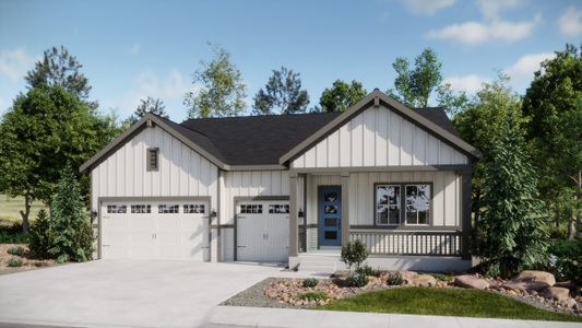 New construction Single-Family house 16023 Wingrider Pt, Parker, CO 80134 plan Iverson - Single Family Homes - image