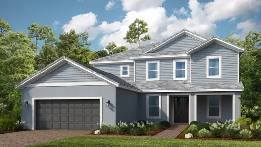 New construction Single-Family house 11178 Manor House Ln, Odessa, FL 33556 plan Sand Key - image