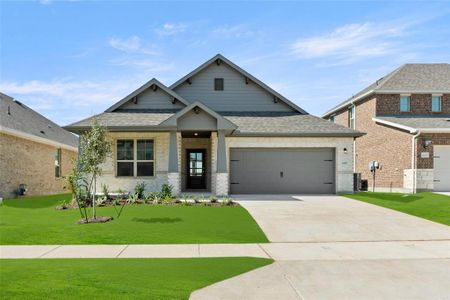 New construction Single-Family house 14053 Callisto Way, Fort Worth, TX 76052 Cottonwood II V- photo 0