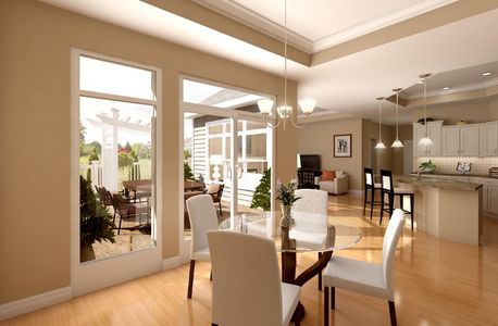 New construction Single-Family house 1322 Hidden Oaks Dr, Tomball, TX 77375 plan Portico - image 4